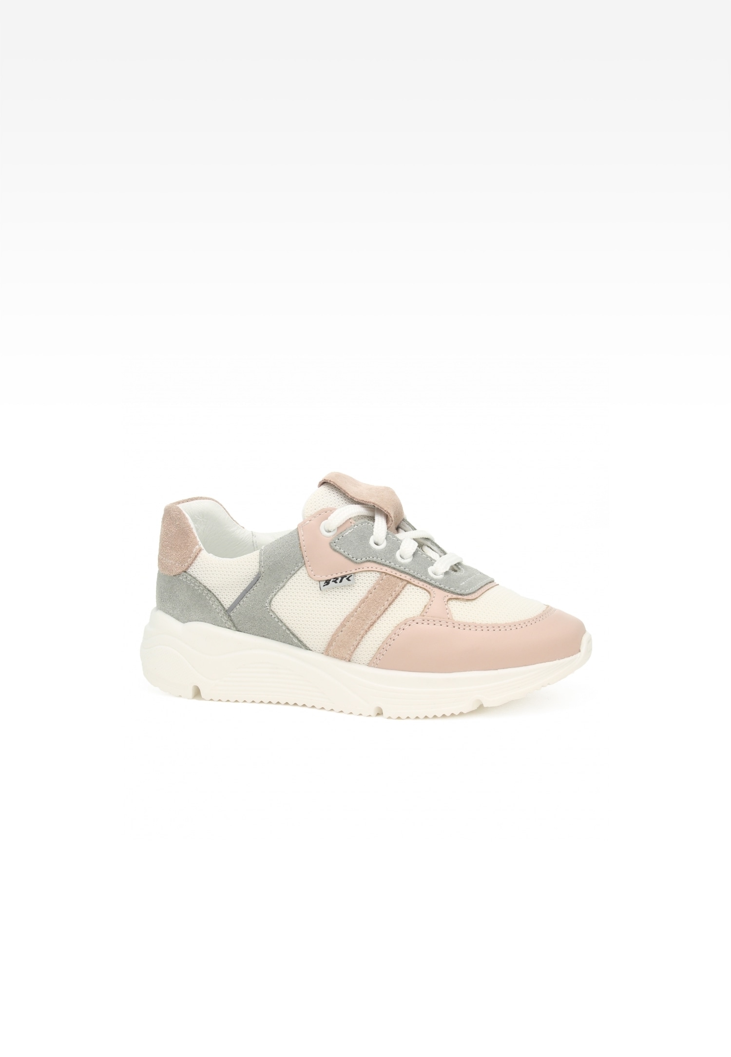 Półbuty Wojas x Bartek 8300275, dla dziewcząt, różowo-szary