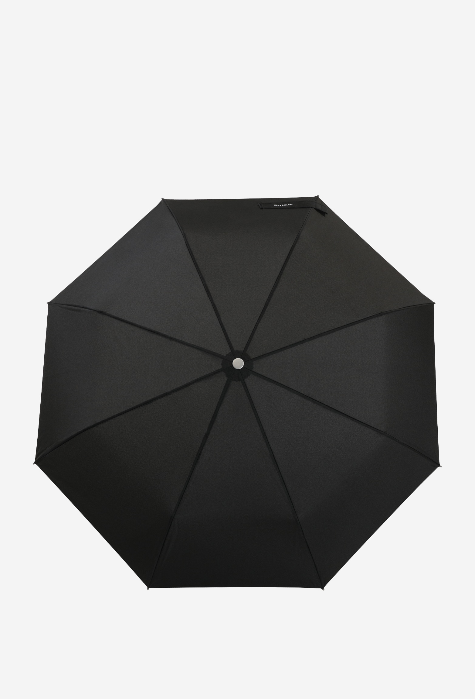 Lekki parasol składany w kolorze czarnym