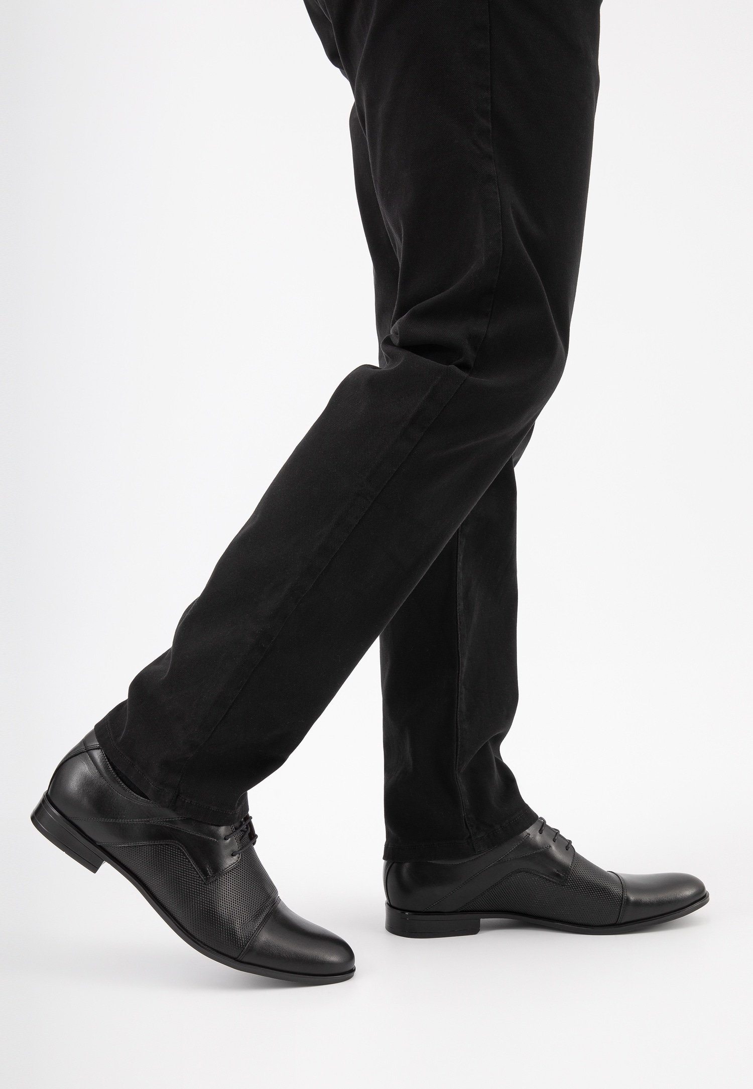 Brązowe eleganckie półbuty męskie w stylu formal