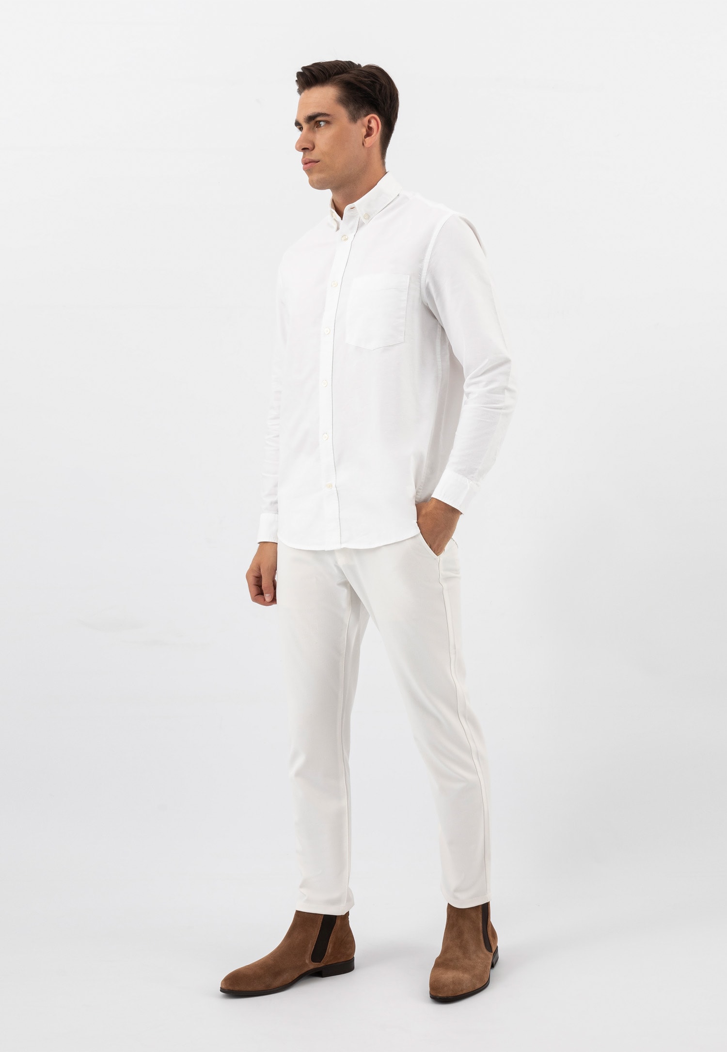 Czarne sztyblety męskie ze skóry nubukowej