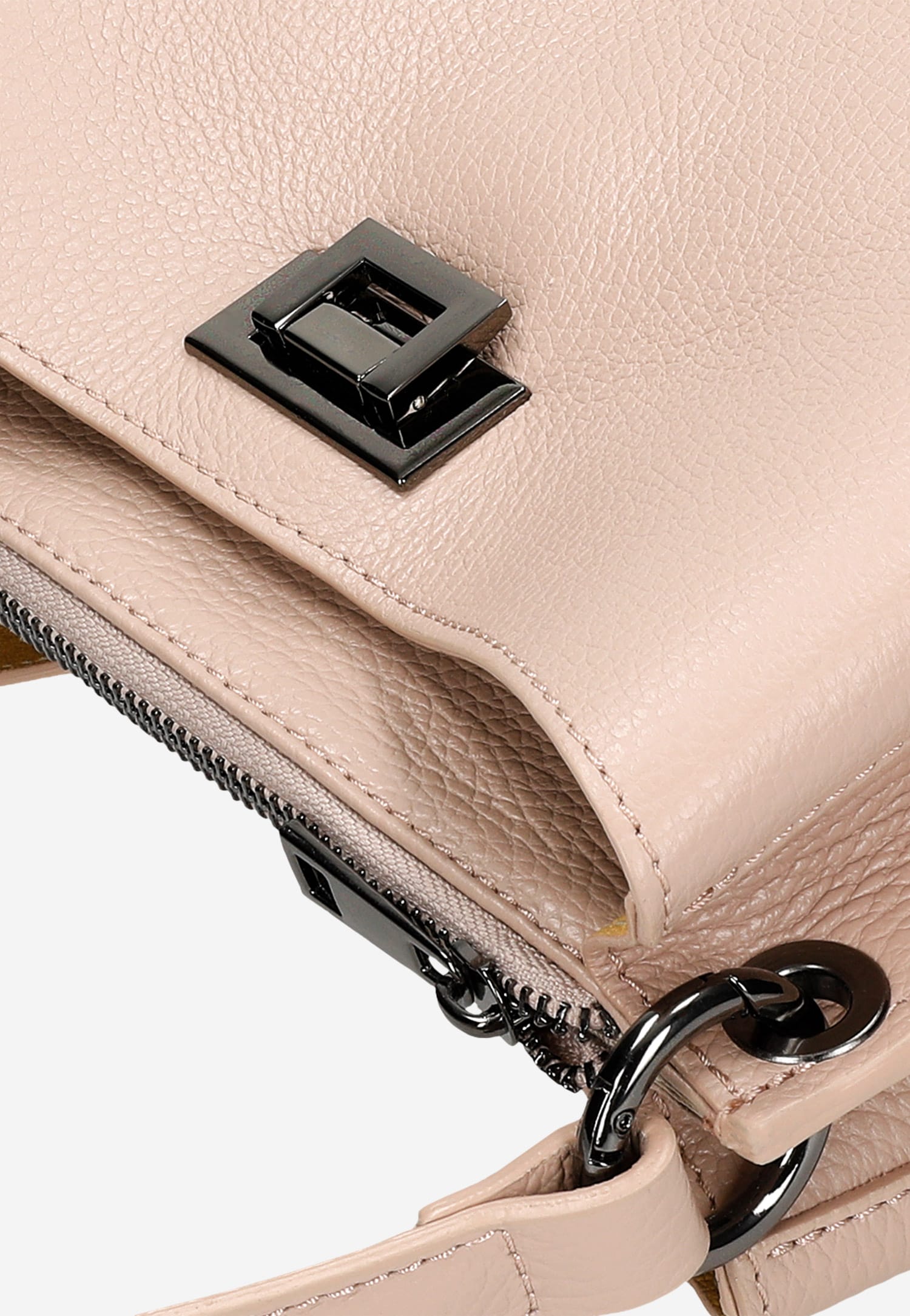 Duża ciemnobrązowa torebka damska kuferek z tłoczeniem