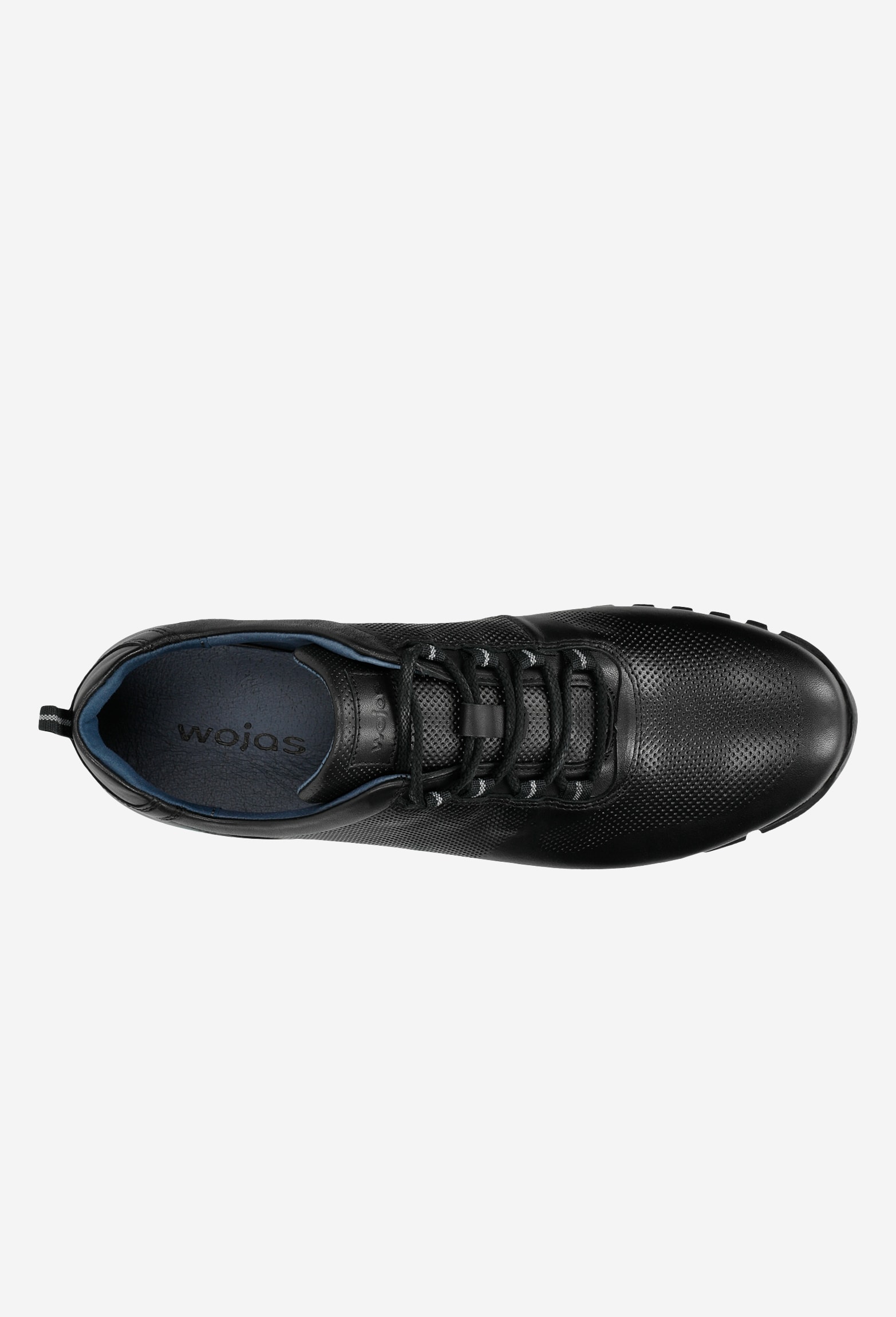 Sneakersy męskie z ciemnobrązowej skóry licowej