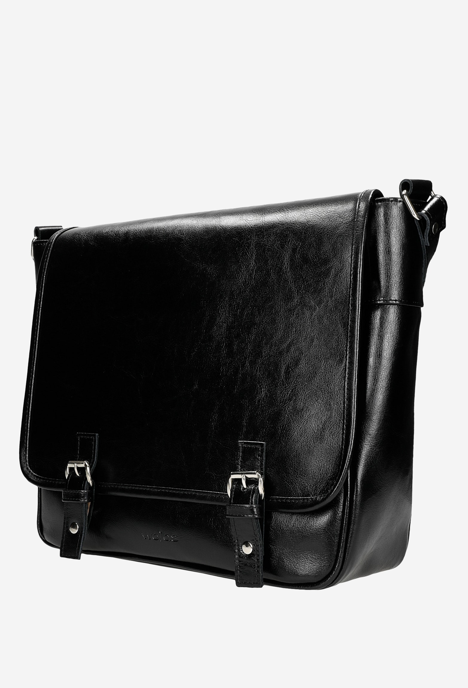 Czarna klasyczna torba męska