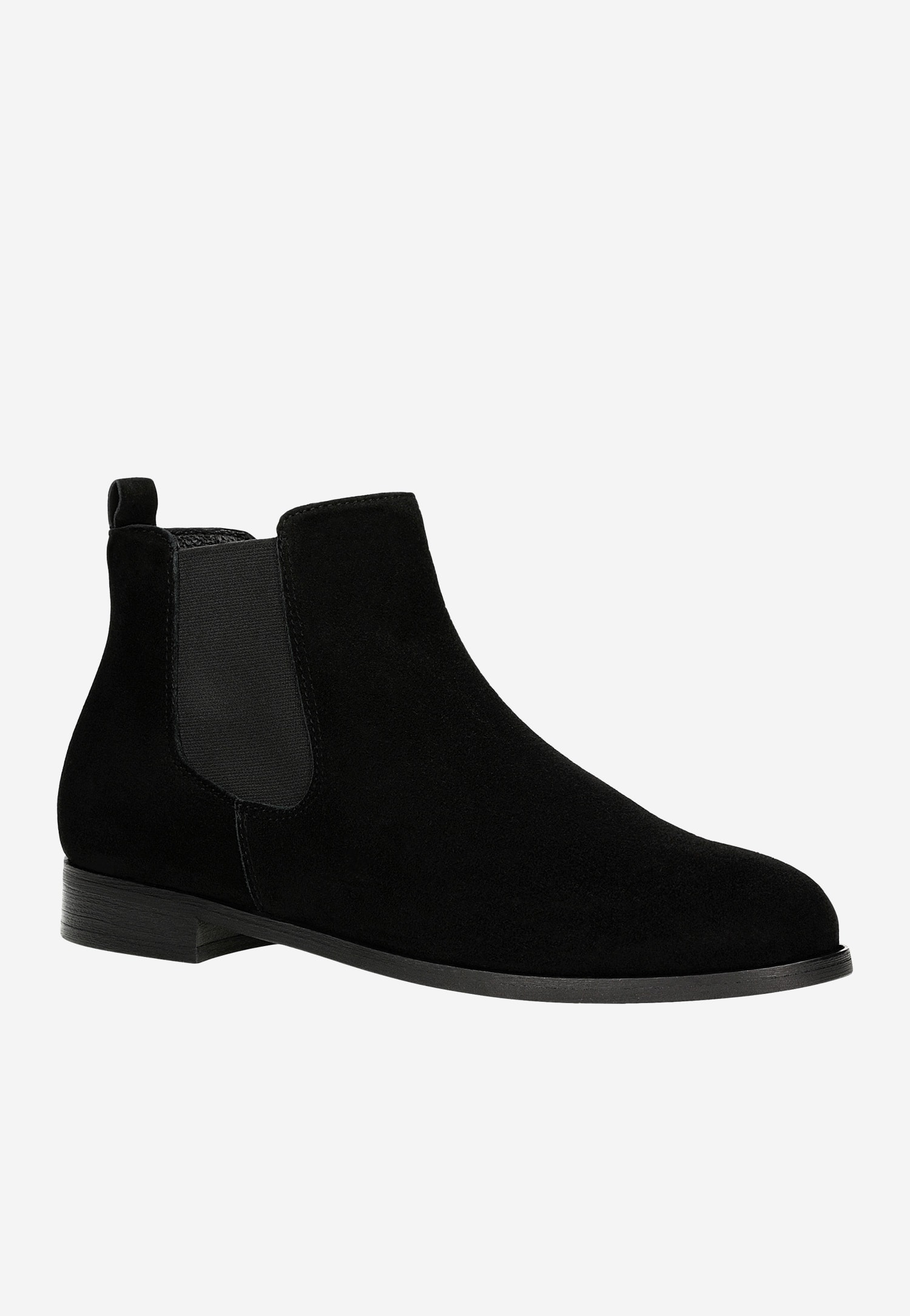 Czarne płaskie sztyblety damskie na płaskiej podeszwie