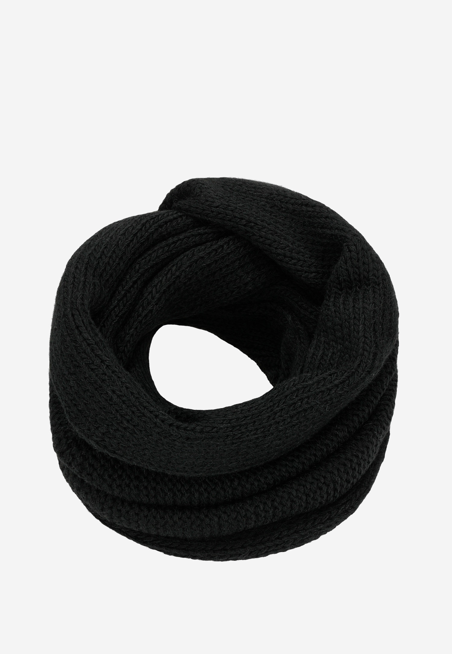 RELAKS zimowy zestaw - czapka + komin + rękawiczki w kolorze czarnym