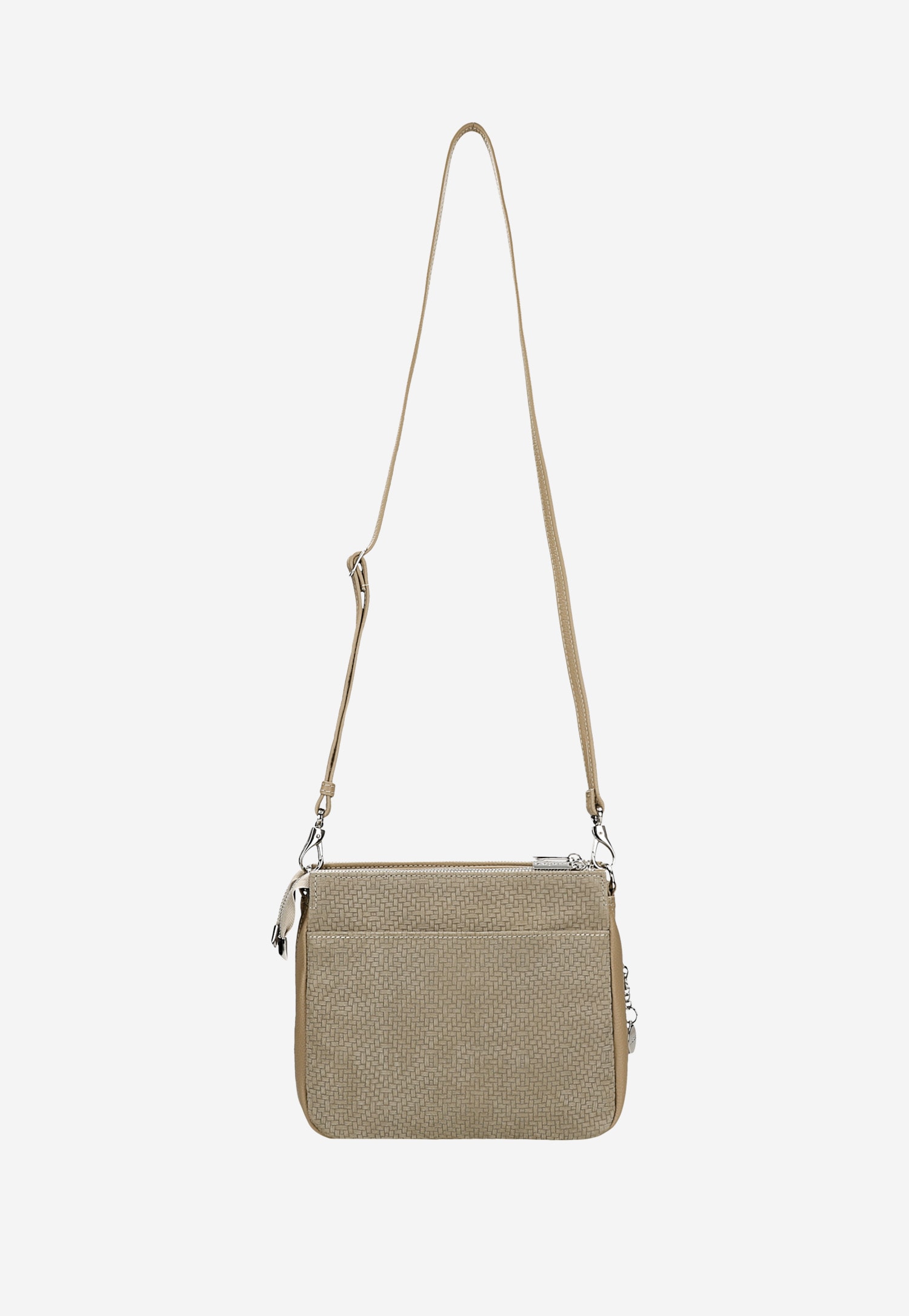 Czarna skórzana torebka damska