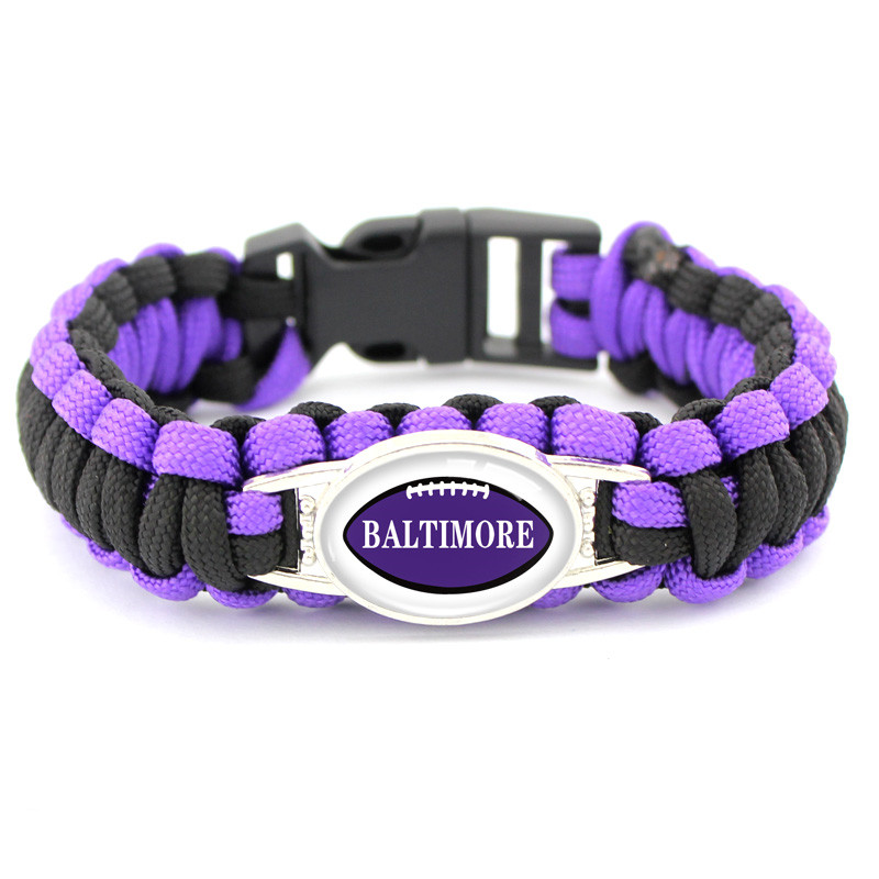 American Football Bracelet - Team BALTIMORE