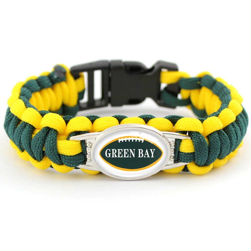 American Football Bracelet - Team GREEN BAY