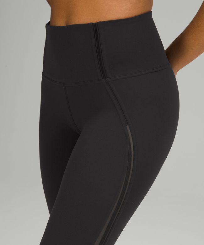 Nulu Mesh Panels High-Rise Crop 21