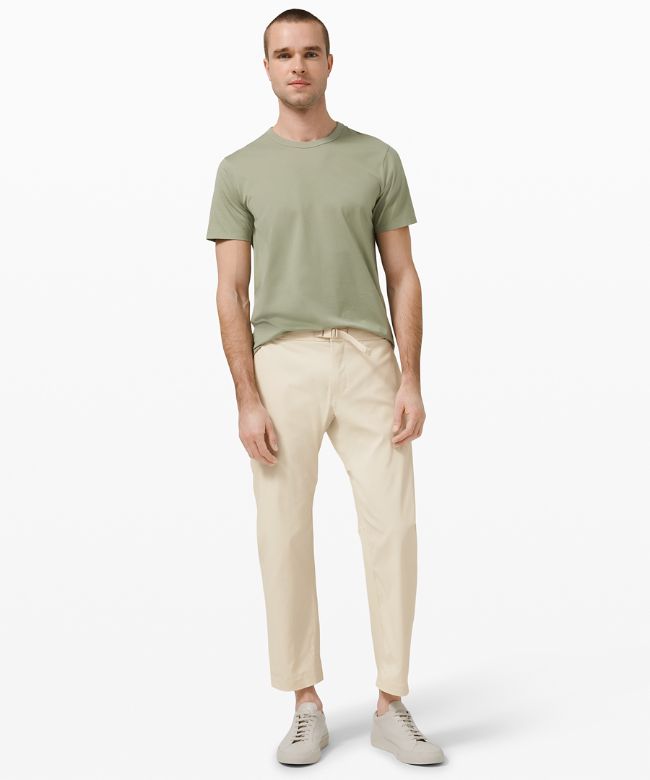 Relaxed Fit Belted Stretch Pant 29 Online Only