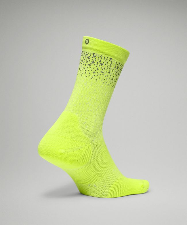 Power Stride Crew Sock Reflective