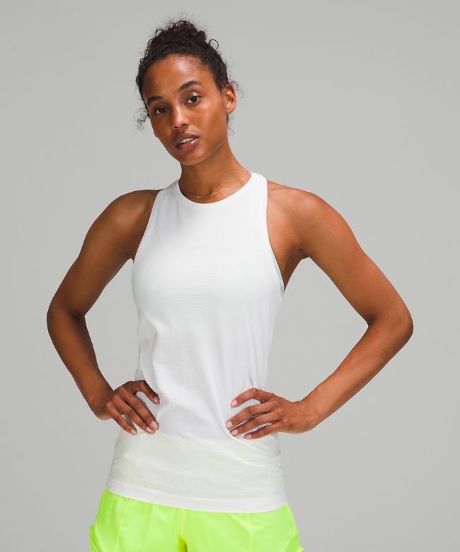 Swiftly Tech High Neck Racerback Tank Top2.0