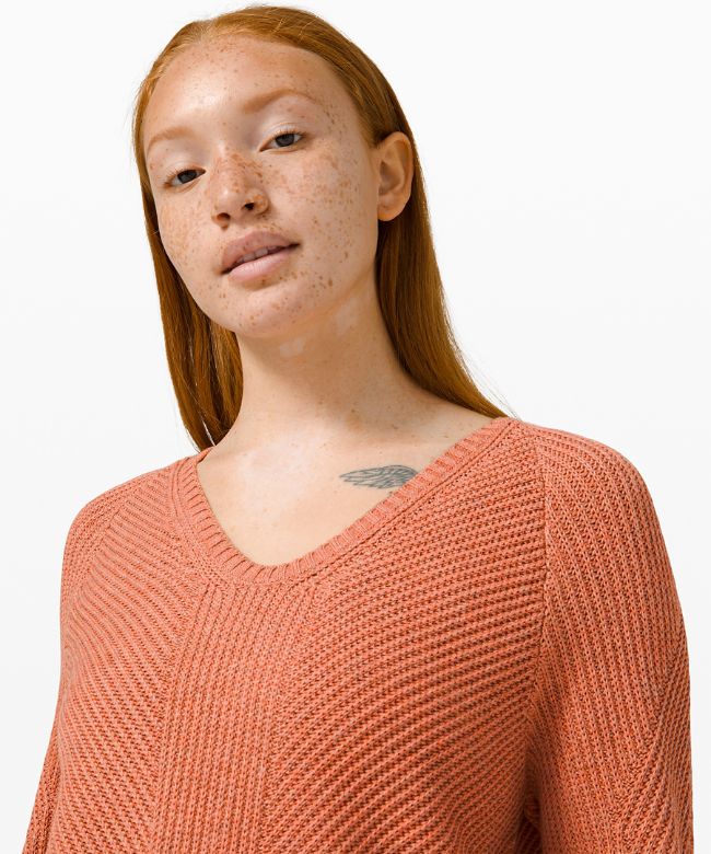 Knit Blend Textured Pulllover