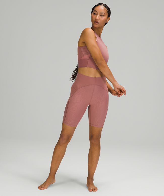 Unlimit High-Rise Short 8 Mesh