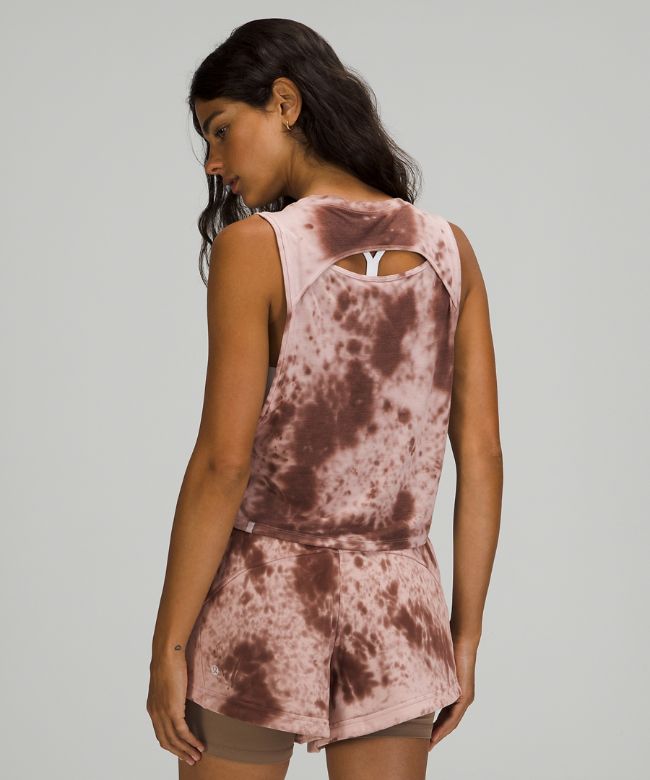 Cut Back Crop Tank Top