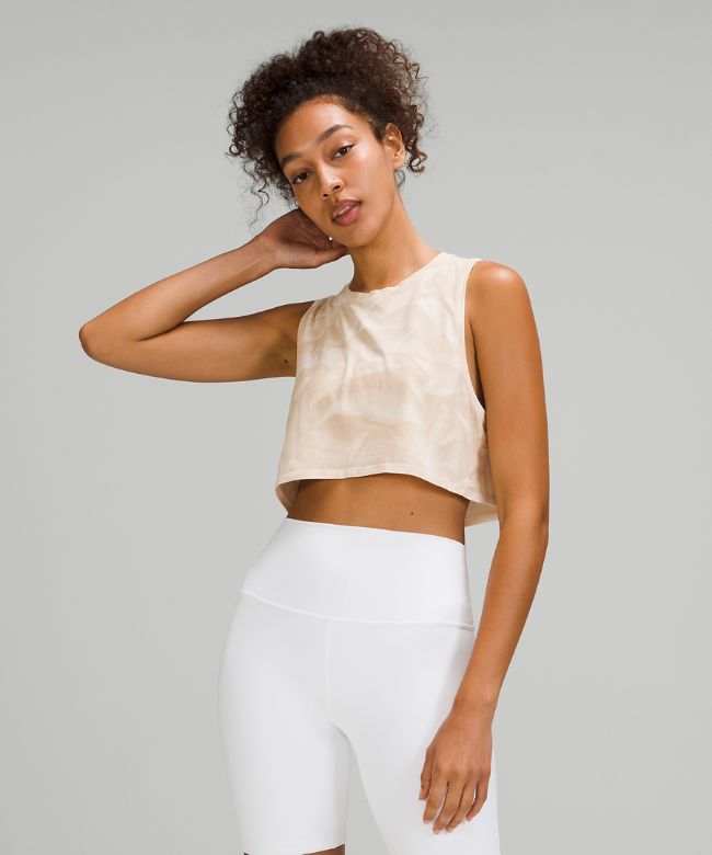 LA Super-Crop Muscle Tank Top