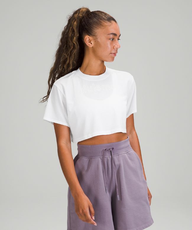 All Yours Cropped Graphic T-Shirt