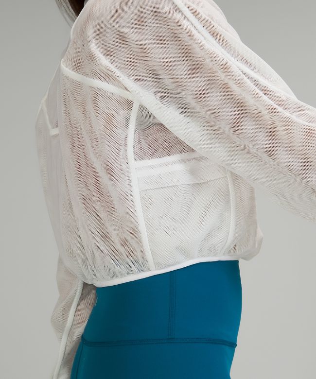 Reversible Mesh 1/2 Zip