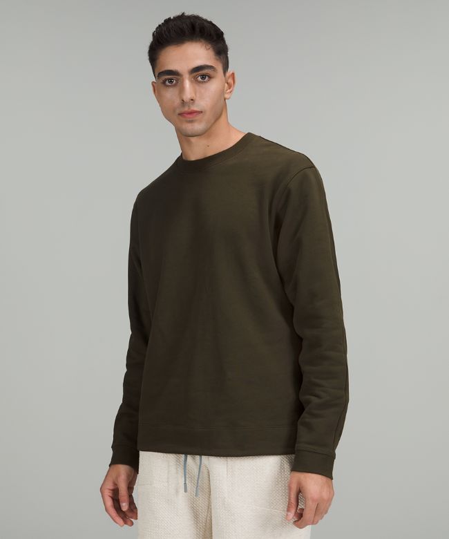 French Terry Oversized Long Sleeve Crew