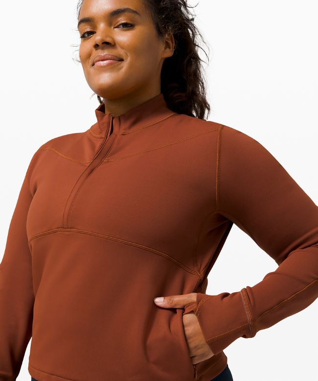 Rulu Running Cropped 1/2 Zip