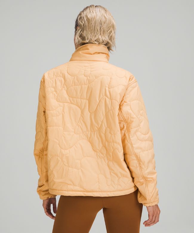 Insulated Quilted Pullover Jacket