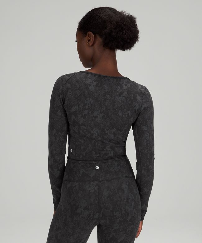 Wunder Train Cropped Long Sleeve Shirt