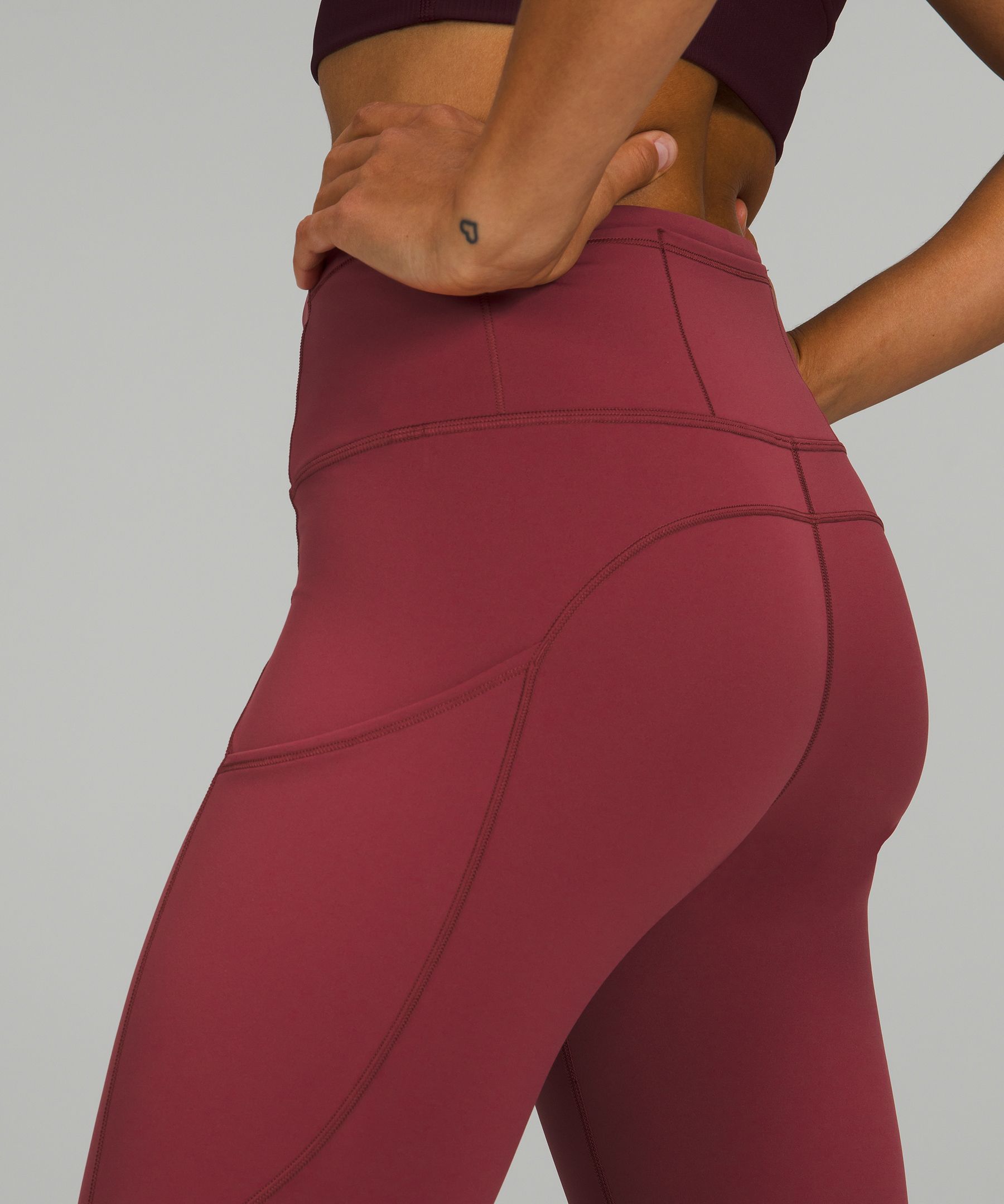 Fast and Free High-Rise Crop 23 Brushed Nulux