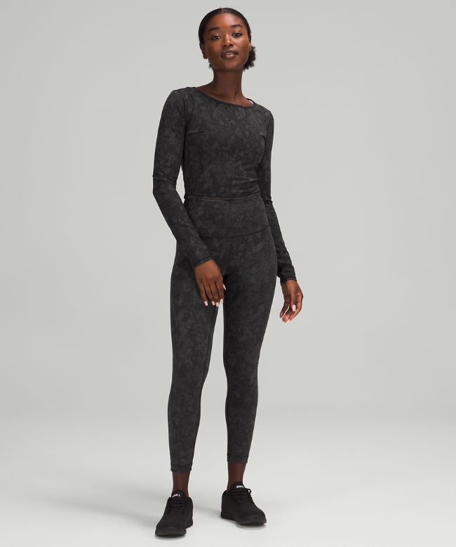 Wunder Train Cropped Long Sleeve Shirt