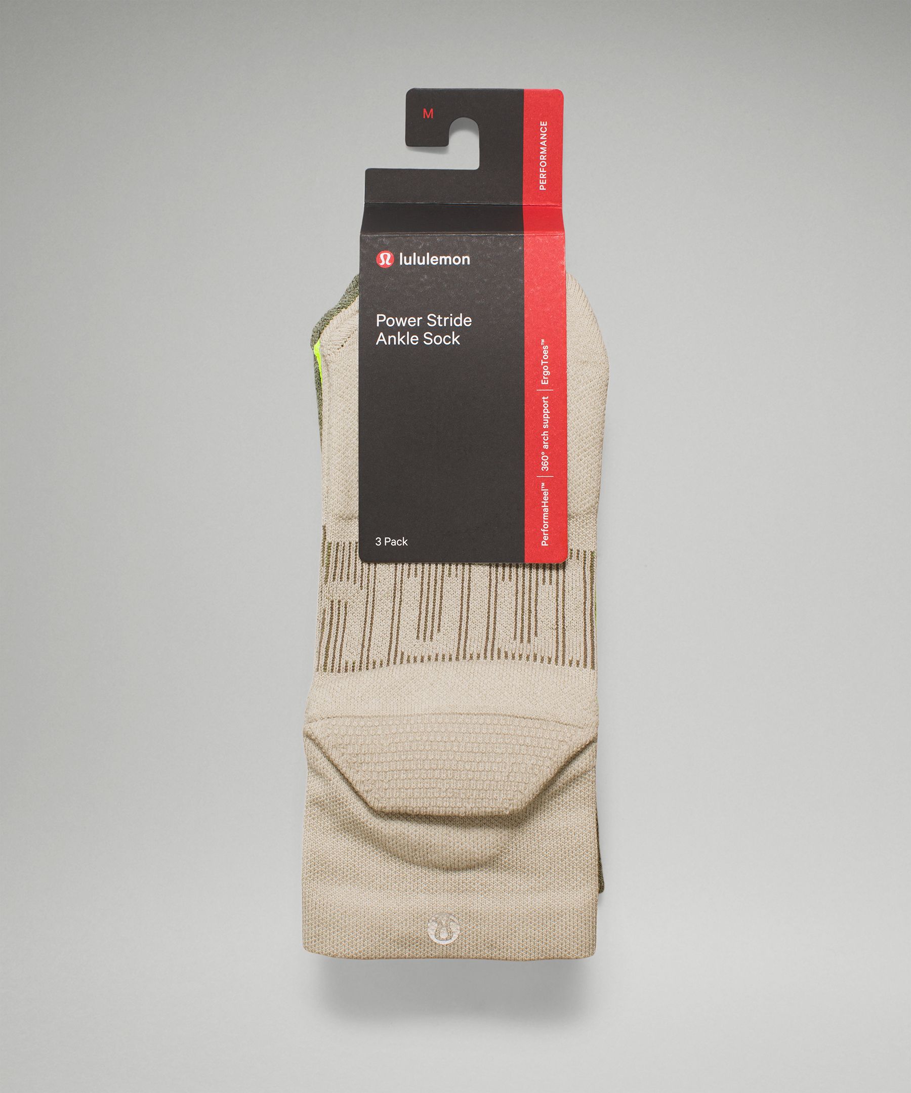 Power Stride Ankle Sock 3 Pack