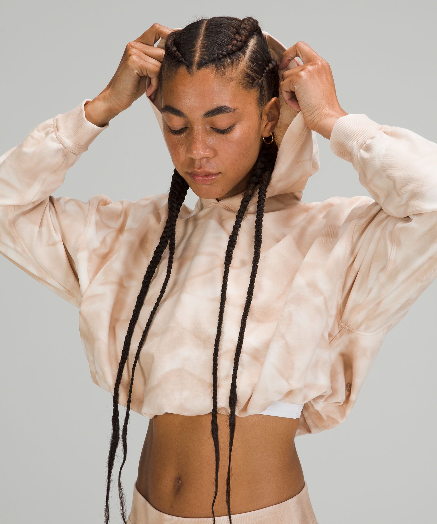 LA All Yours Bubble Hem Hoodie