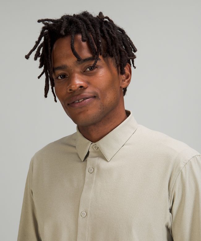 Airing Easy Long Sleeve Button Up Shirt Ventlight Mesh