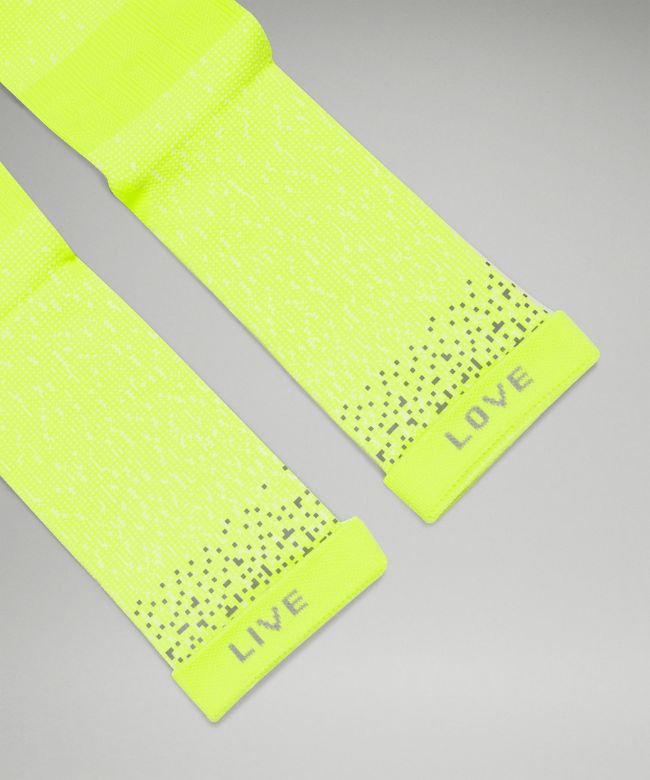 Power Stride Crew Sock Reflective