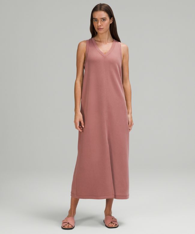 Ease of it All V-Neck Midi Dress Softstreme