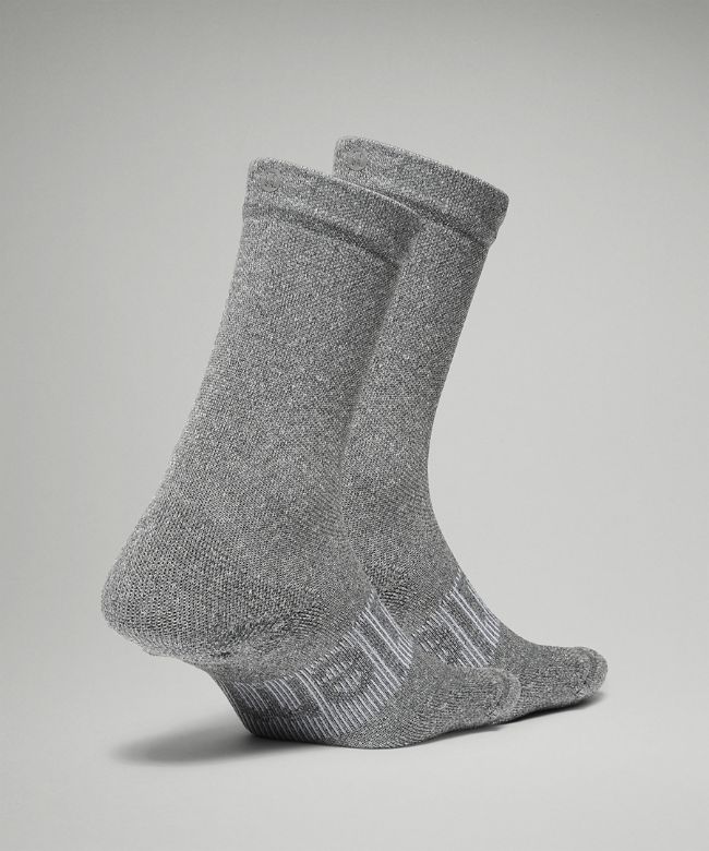 Power Stride Crew Sock 2 Pack