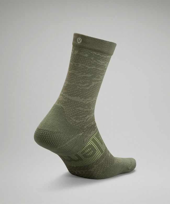 Power Stride Crew Sock Camo