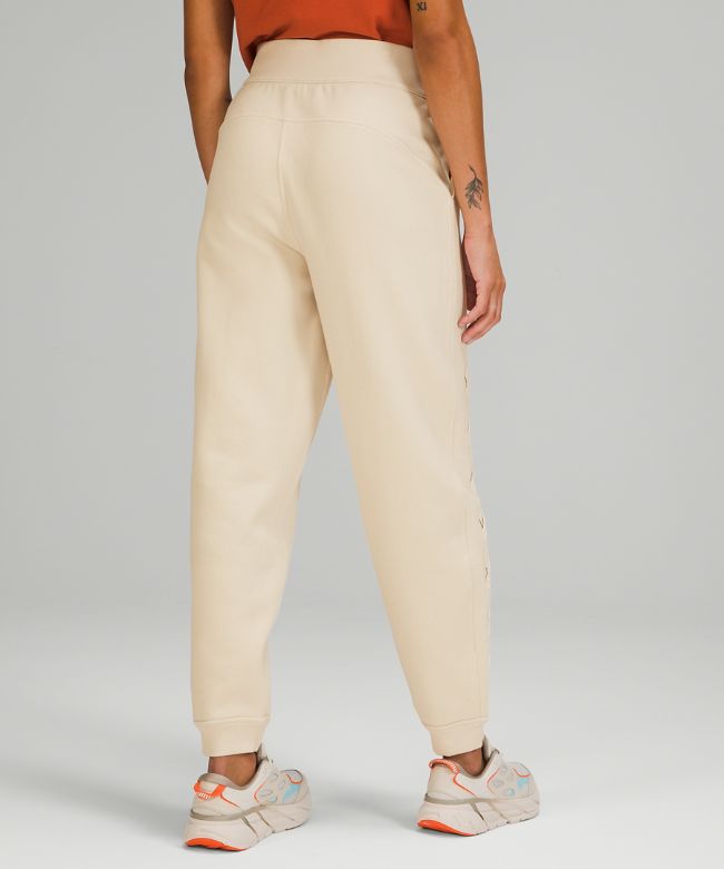 Braided Detail High-Rise Jogger