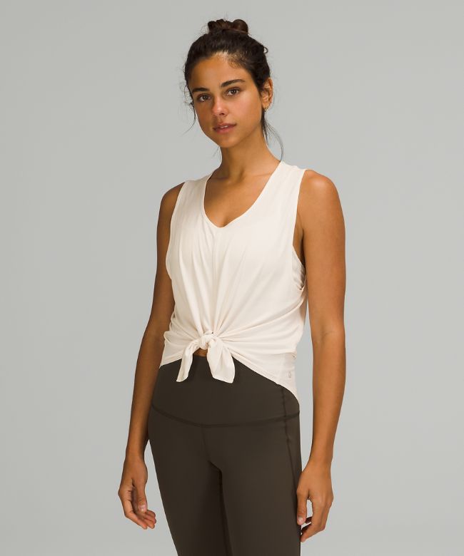 Flow Y 2-in-1 Yoga Tank Top Light Support, A Cups