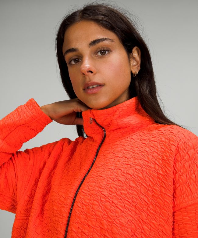 Rippled Full Zip Jacket