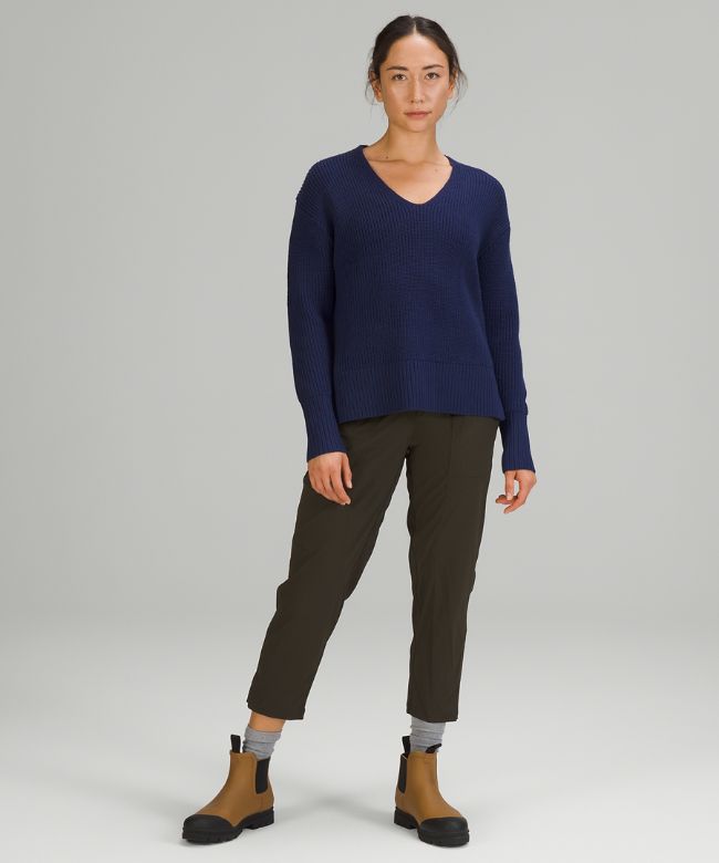 Merino Wool V-Neck Sweater