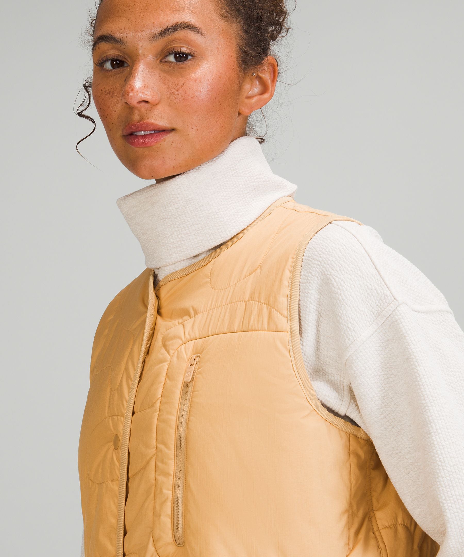 Insulated Quilted Long Vest