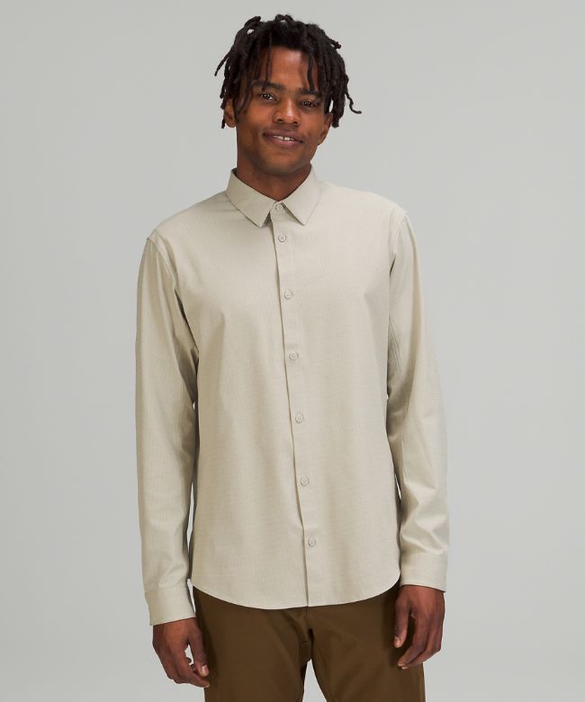 Airing Easy Long Sleeve Button Up Shirt Ventlight Mesh