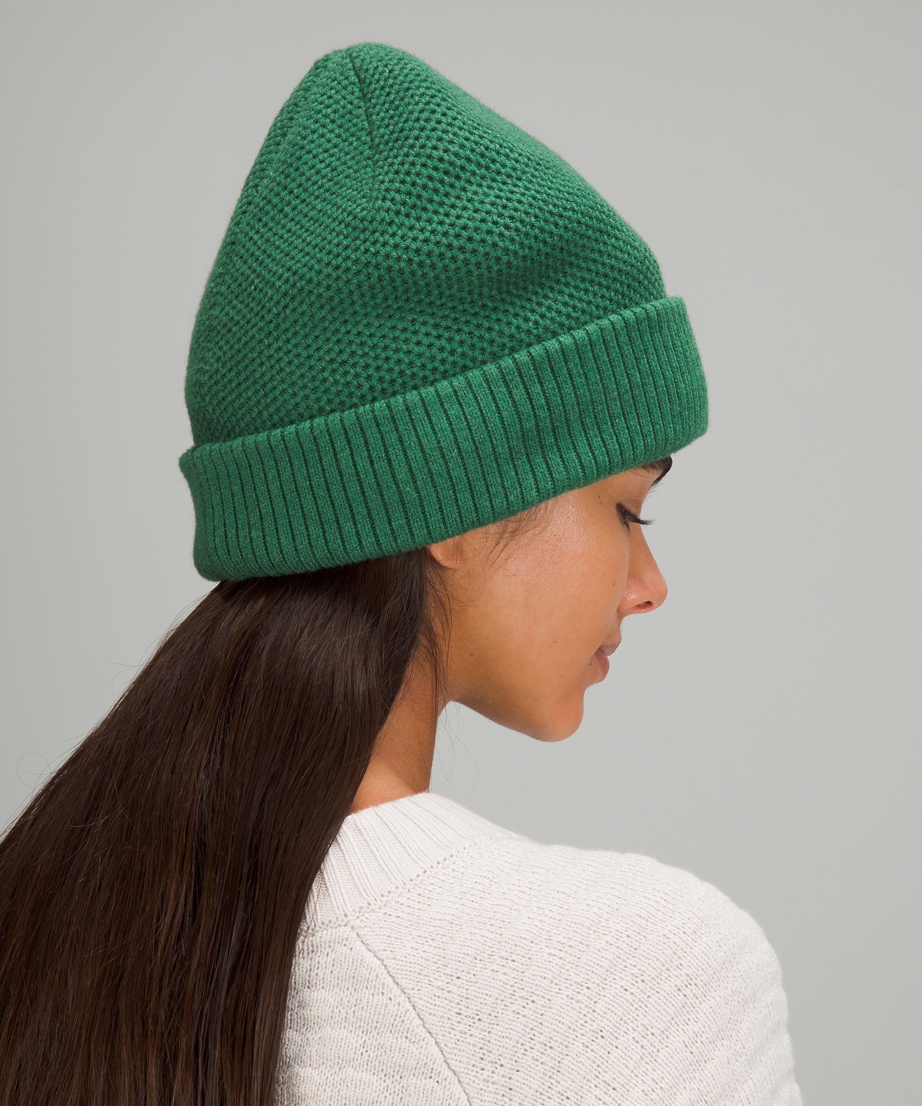 Fleece-Lined Knit Beanie