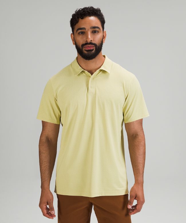 Snap Front Performance Short Sleeve Polo Shirt