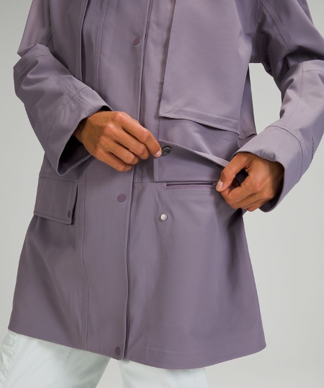 StretchSeal Relaxed-Fit Long Rain Jacket