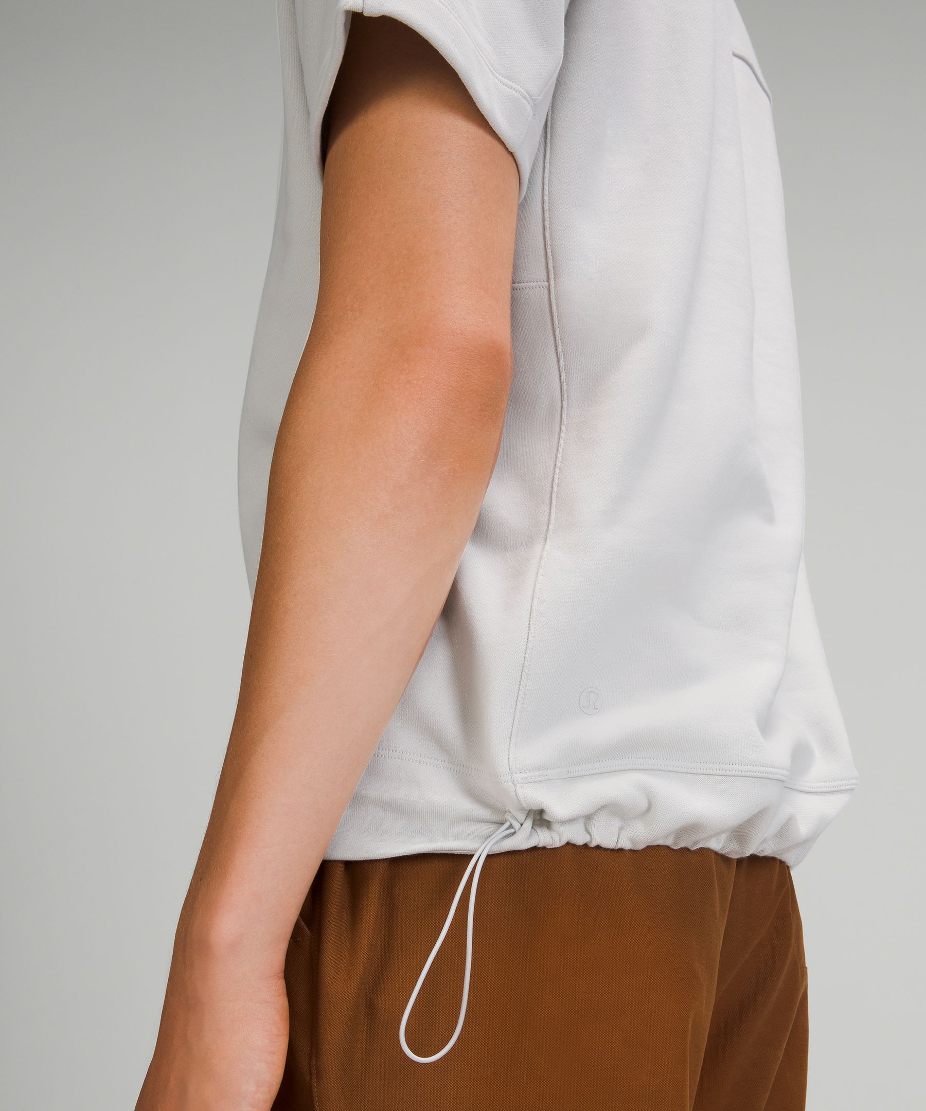 French Terry Oversized Short Sleeve Crew