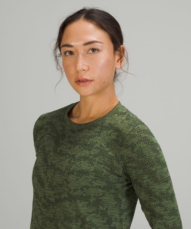 Swiftly Breathe Relaxed-Fit Long Sleeve Shirt