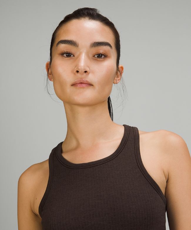 Ebb to Street Cropped Racerback Tank Top