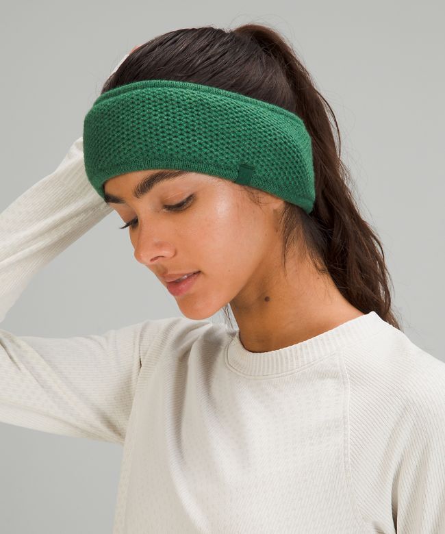 Fleece-Lined Knit Ear Warmer