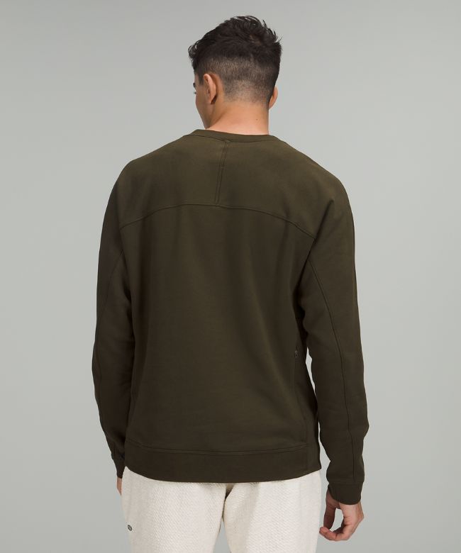 French Terry Oversized Long Sleeve Crew
