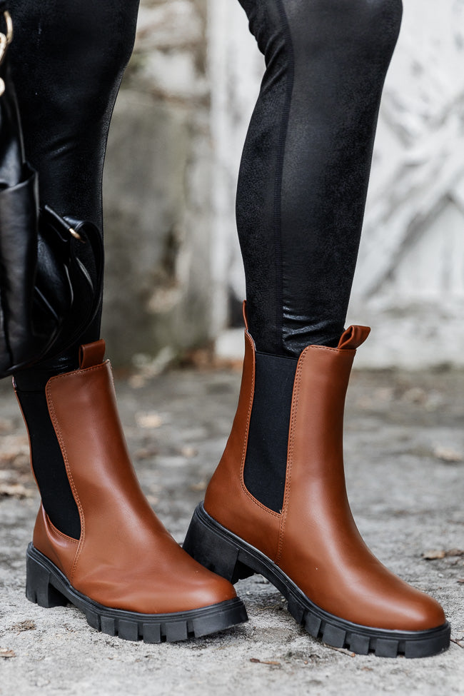 Tara Dark Rust Ankle Bootie